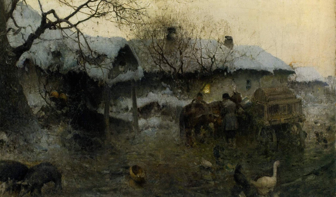 Image - Petro Levchenko: At Dawn (1900s)